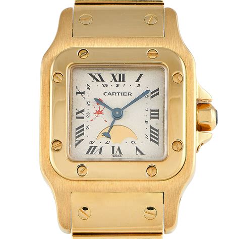 cartier santos quartz watch price|cartier santos size chart.